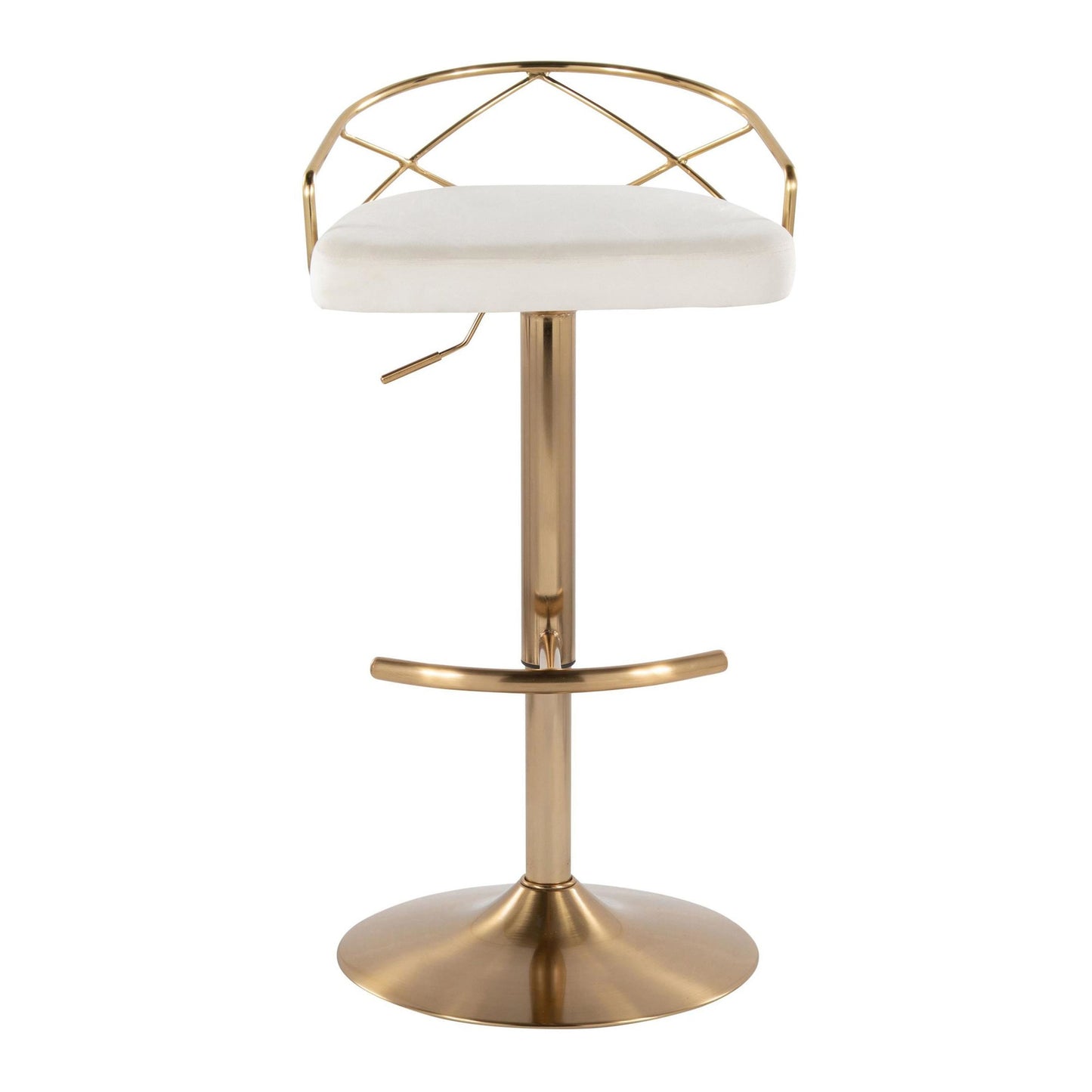 Charlotte Glam Barstool (Gold)