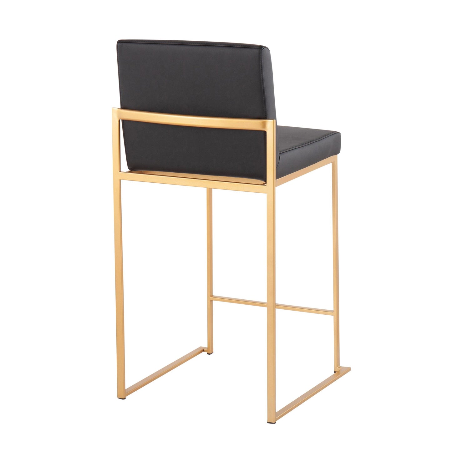 Fuji High-Back Counter Stool (Gold)