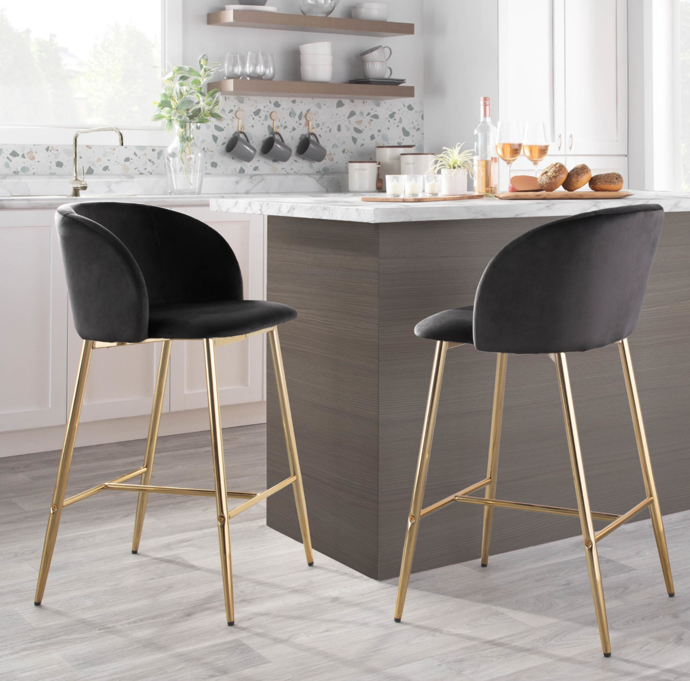 Fran Glam Counter Stool