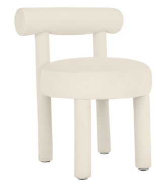 Carmel Cream Boucle Dinning Chair