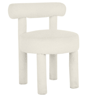 Carmel Cream Boucle Dinning Chair