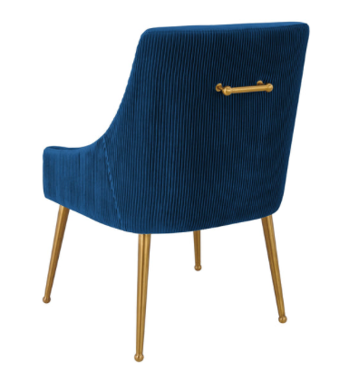 Beatrix Pleated Velvet Chair