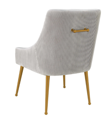 Beatrix Pleated Velvet Chair