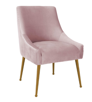 Beatrix Pleated Velvet Chair