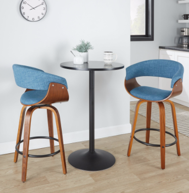 Vintage Mod Fixed Height Counter/Barstool