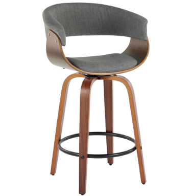 Vintage Mod Fixed Height Counter/Barstool