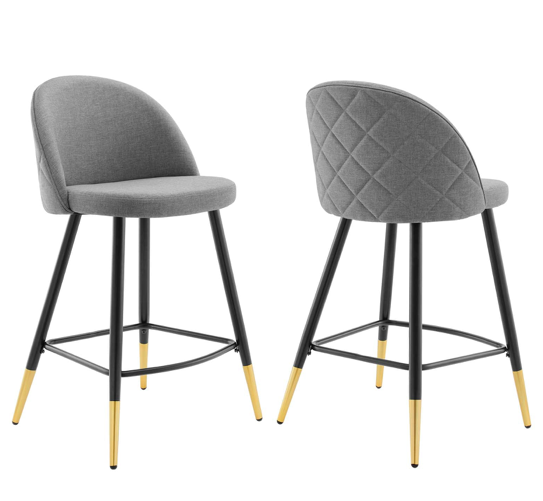 Cordial Fabric Counter Stool