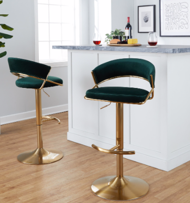 Jie Adjustable Bar Stool