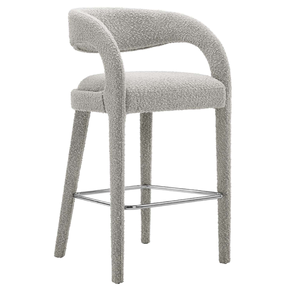 Pinnacle Boucle Bar Stool