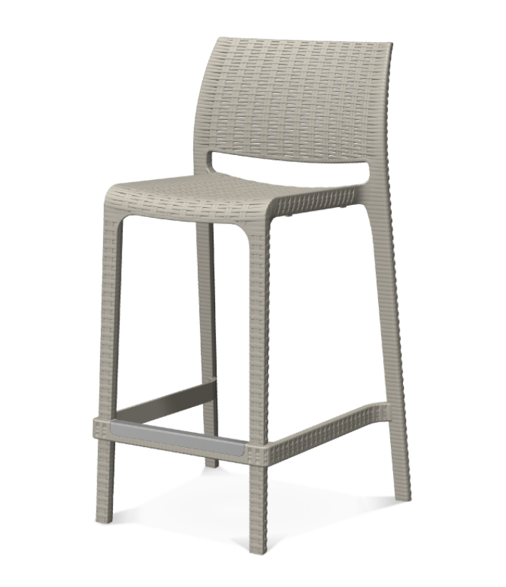 Rue Rattan Counter Stool