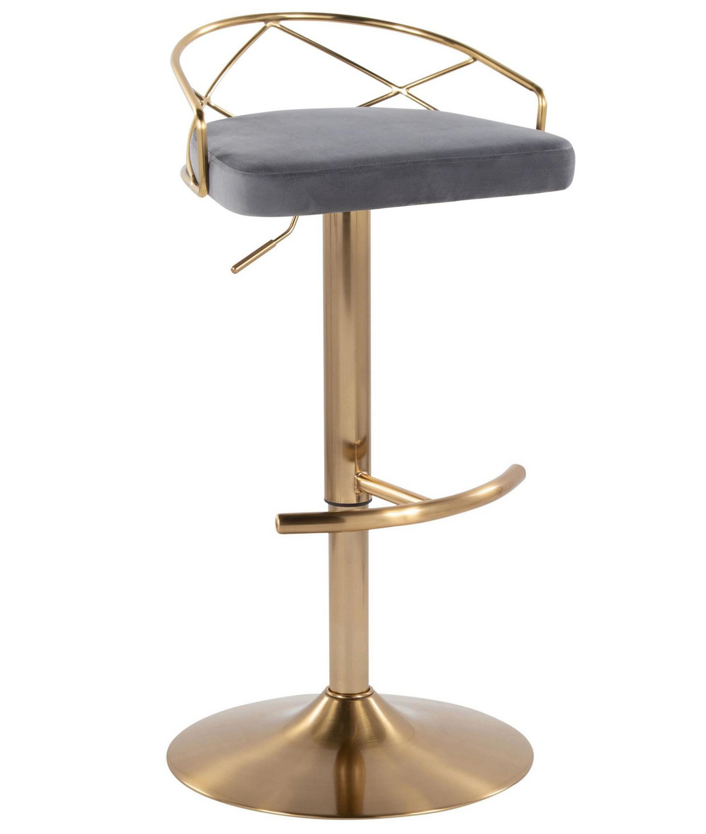 Charlotte Glam Adjustable Barstool